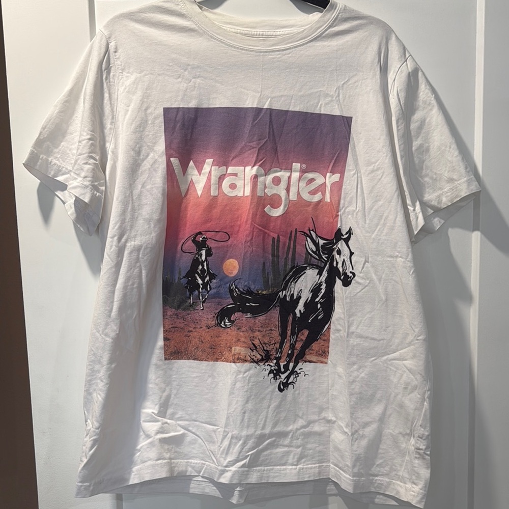 Wrangler White Graphic T-Shirt